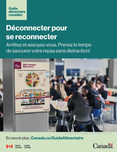 "Déconnecter pour se reconnecter" - L'affiche