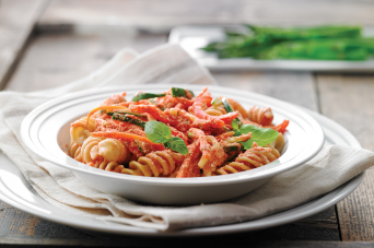 Recipe - Mediterranean tomato and ricotta pasta