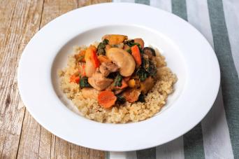 Chicken and lima bean tagine